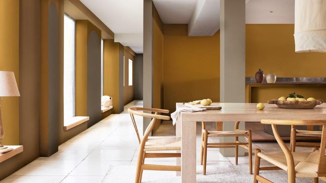 Idées de peinture ingénieuses pour un salon ouvert