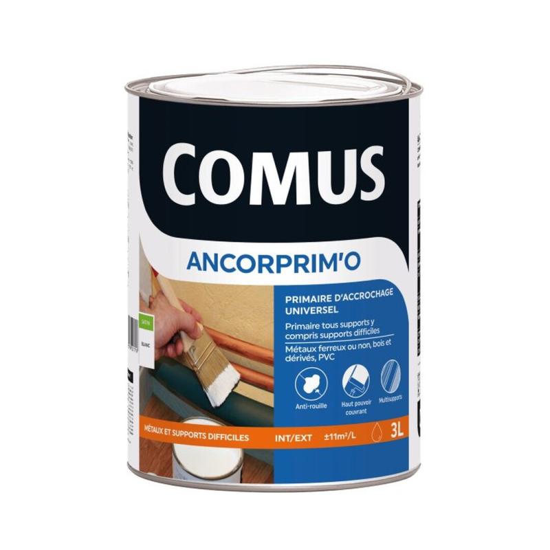 COMUS ANCORPRIM'O - Primaire d’accrochage universel, 10 LT